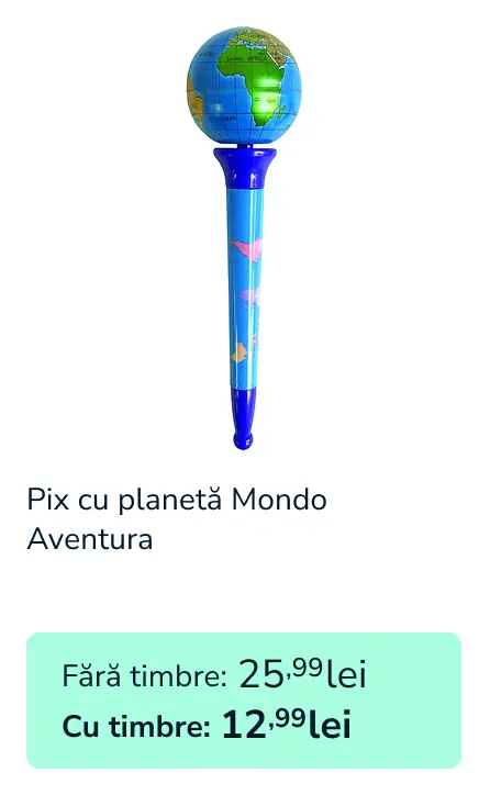 Pix cu planetă Mondo Aventura