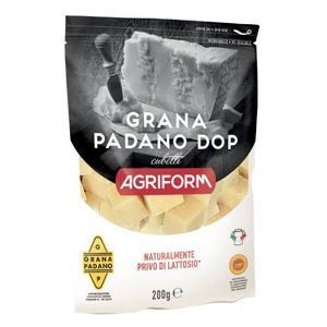 Branza grana Padano Agriform, cubulete, 200 g