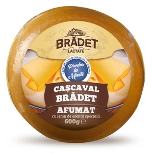 Cascaval afumat Bradet, 600 g