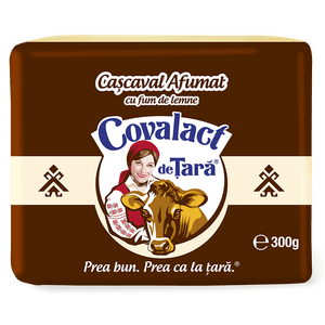 Cascaval afumat Covalact, 300 g