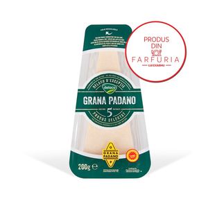 Branza grana padano Delaco, 200 g