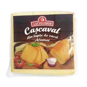 Cascaval afumat Lactoo Food din lapte de vaca, +/- 1 kg