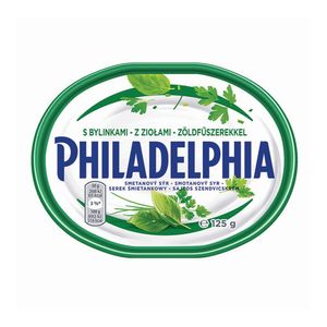 Crema de branza cu verdeata Philadelphia, 125 g