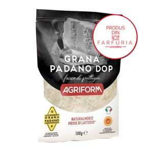 Branza grana rasa Padano Agriform, 100 g