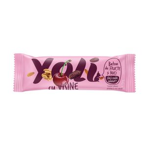 Baton cu fructe, nuci, visine, fara zahar Yoli, 30 g