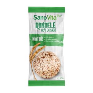 Rondele simple din grau Sano Vita, 56 g