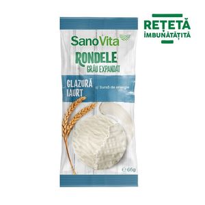 Rondele de grau cu glazura de iaurt Sano Vita, 66 g