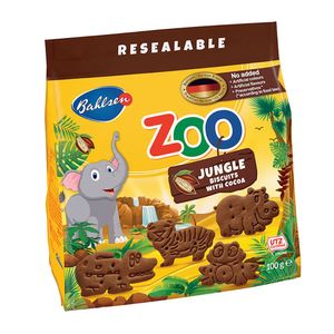 Biscuiti cu cacao Zoo Leibniz, 100 g