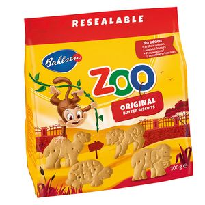 Biscuiti cu unt Zoo Leibniz, 100 g