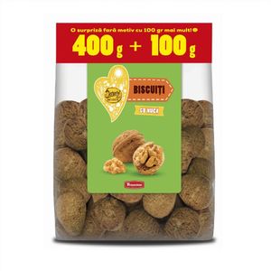 Biscuiti cu nuca Franzeluta, 500 g