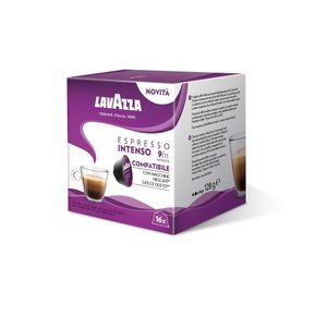 Cafea capsule espresso intenso Lavazza Dolce Gusto, 16 capsule