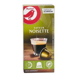 Cafea capsule arabica Auchan Nespresso, 10 capsule