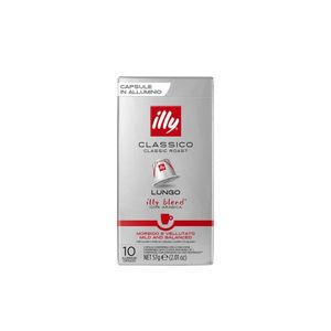 Capsule cafea Illy Lungo Classico, compatibile Nespresso, 10 capsule