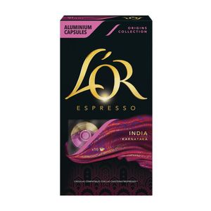 Capsule cafea L'Or Espresso India, compatibile Nespresso, 10 capsule