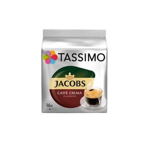 Capsule cafea Jacobs Crema Classico, compatibile Tassimo, 16 capsule