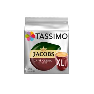 Cafea capsule crema XL Jacobs Tassimo, 16 capsule