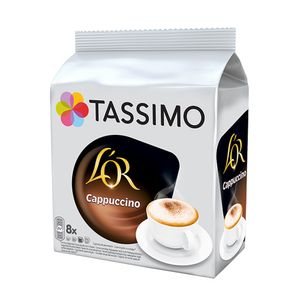 Capsule cafea L'Or Cappuccino, compatibile Tassimo, 8 capsule