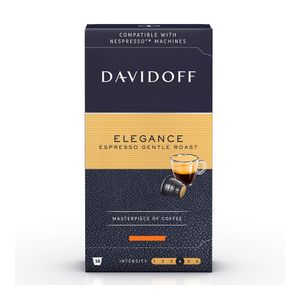 Capsule cafea Davidoff Espresso Elegance, compatibile Nespresso, 10 capsule