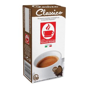 Capsule cafea Tiziano Bonini Classico, compatibile Nespresso, 10 capsule