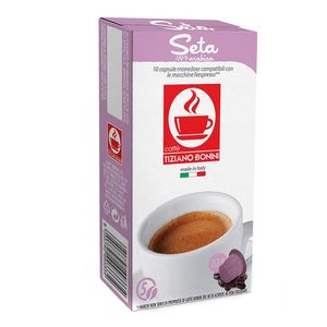Capsule cafea Tiziano Bonini Caffe Seta, compatibile Nespresso, 10 capsule