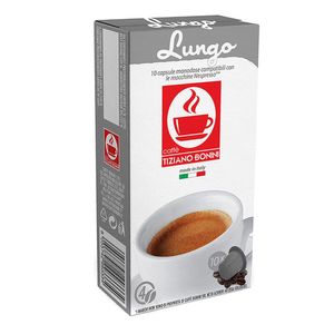 Capsule cafea Tiziano Bonini Lungo, compatibile Nespresso, 10 capsule