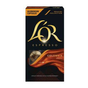 Capsule cafea L'Or Espresso Columbia, compatibile Nespresso, 10 capsule