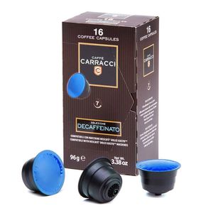 Capsule cafea decafeinizata Carracci, compatibile Dolce Gusto, 16 capsule