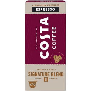 Cafea capsule espresso blend Costa Coffee Nespresso, 10 capsule