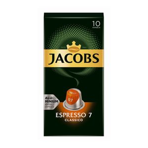 Cafea capsule espresso classico Jacobs Nespresso, 10 capsule