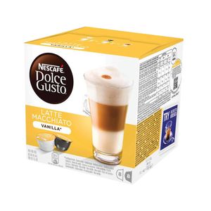 Capsule cafea Nescafe Latte Macchiato Vanilla, compatibile Dolce Gusto, 16 capsule