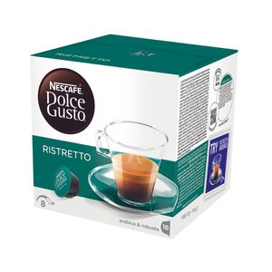 Capsule cafea Nescafe Ristretto, compatibile Dolce Gusto, 16 capsule