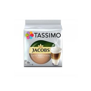 Cafea capsule latte macchiato Jacobs Tassimo, 8 capsule