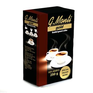 Cafea macinata G.Monti Gold, 250 g