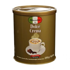 Cafea macinata si prajita Mazzini Crema, arabica si robusta, 250 g