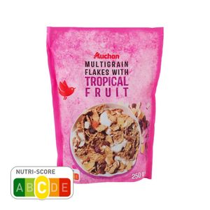 Cereale cu fructe tropicale Auchan, 250 g