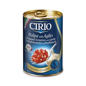 Pulpa de rosii cu usturoi Cirio, 400 g