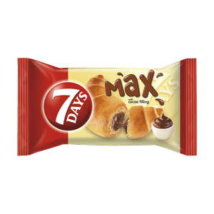 Croissant cu umplutura de cacao 7 Days Max, 85 g