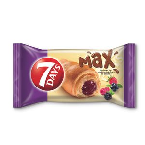 Croissant cu umplutura de fructe padure 7 Days, 85 g