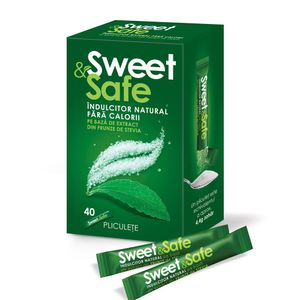 Indulcitor natural Sweet&Safe, 40 de pliculete