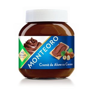 Crema de alune cu cacao Monteoro, 350 g