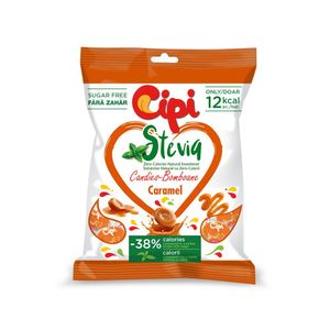 Dropsuri cu caramel Cipi Stevia, 80 g