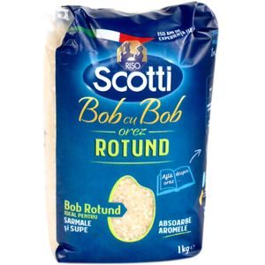 Orez Bob cu Bob rotund Riso Scotti, 1 kg