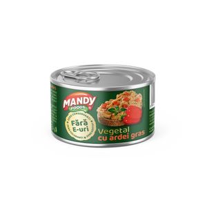 Pasta vegetala tartinabila cu ardei fara E-uri Mandy, 145 g