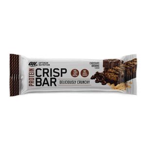 Baton proteic cu ciocolata caramel si negresa Optimum Nutrition Crisp, 65 g