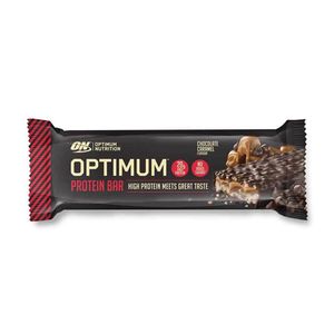 Baton proteic cu ciocolata si caramel Optimum Nutrition, 60 g
