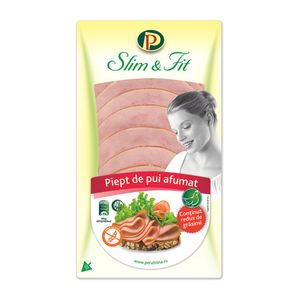 Piept de pui afumat Slim & Fit, 100 g