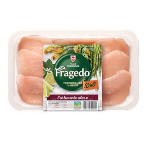 Piept de pui dezosat feliat fara piele Fragedo, caserola, +/- 900 g
