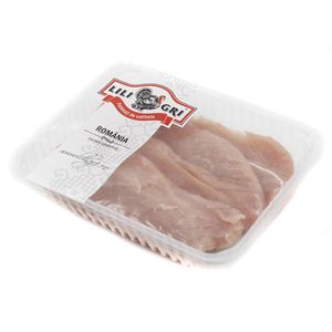 Piept de curcan fara piele si oase Lili Gri, feliat, caserola, +/- 1 kg