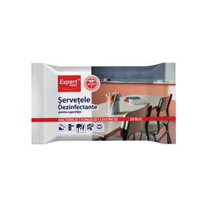 Servetele dezinfectante Expert Wipe, pentru copii, 20 bucati