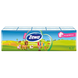 Servetele nazale Zewa Kids Pocket 4 straturi, 10 pachete